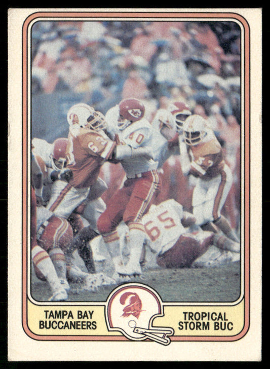 Tropical Storm Buc 1981 Fleer Team Action #54 Tampa Bay Buccaneers
