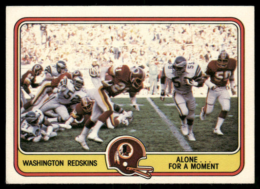 Alone ... for a Moment 1981 Fleer Team Action #55 Washington Redskins