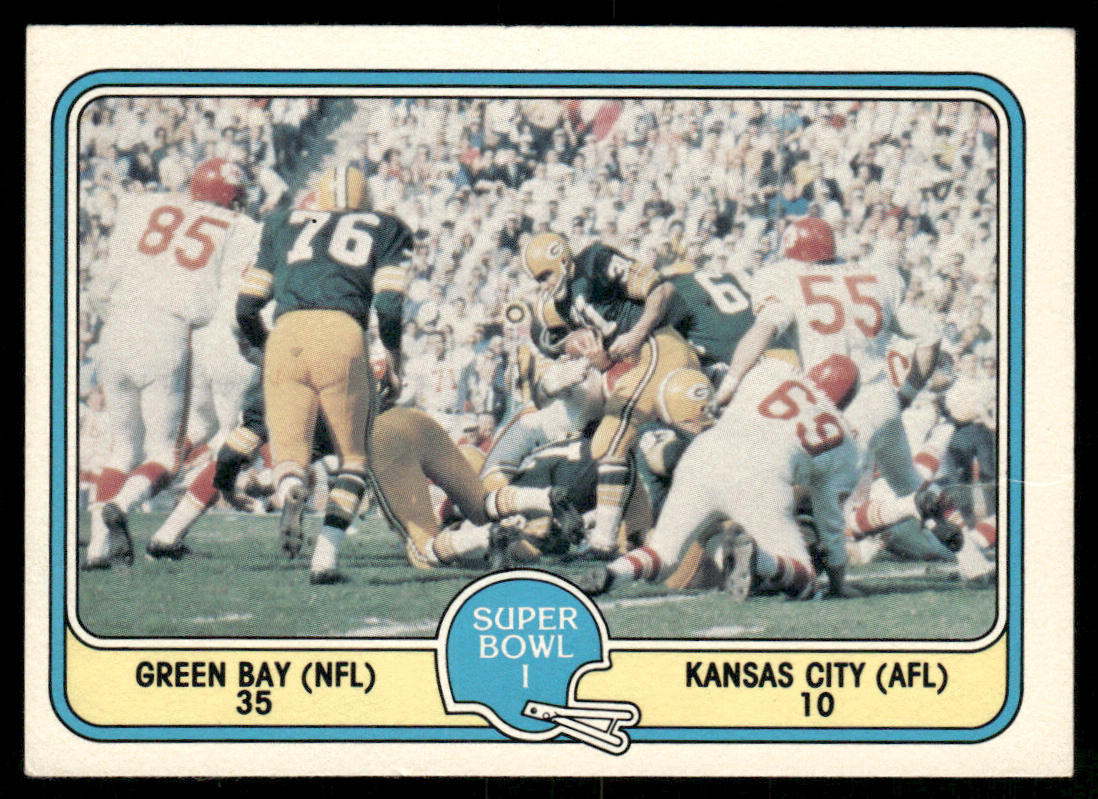 Super Bowl I 1981 Fleer Team Action #57