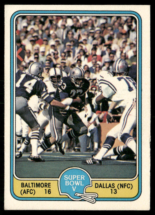 Super Bowl V 1981 Fleer Team Action #61