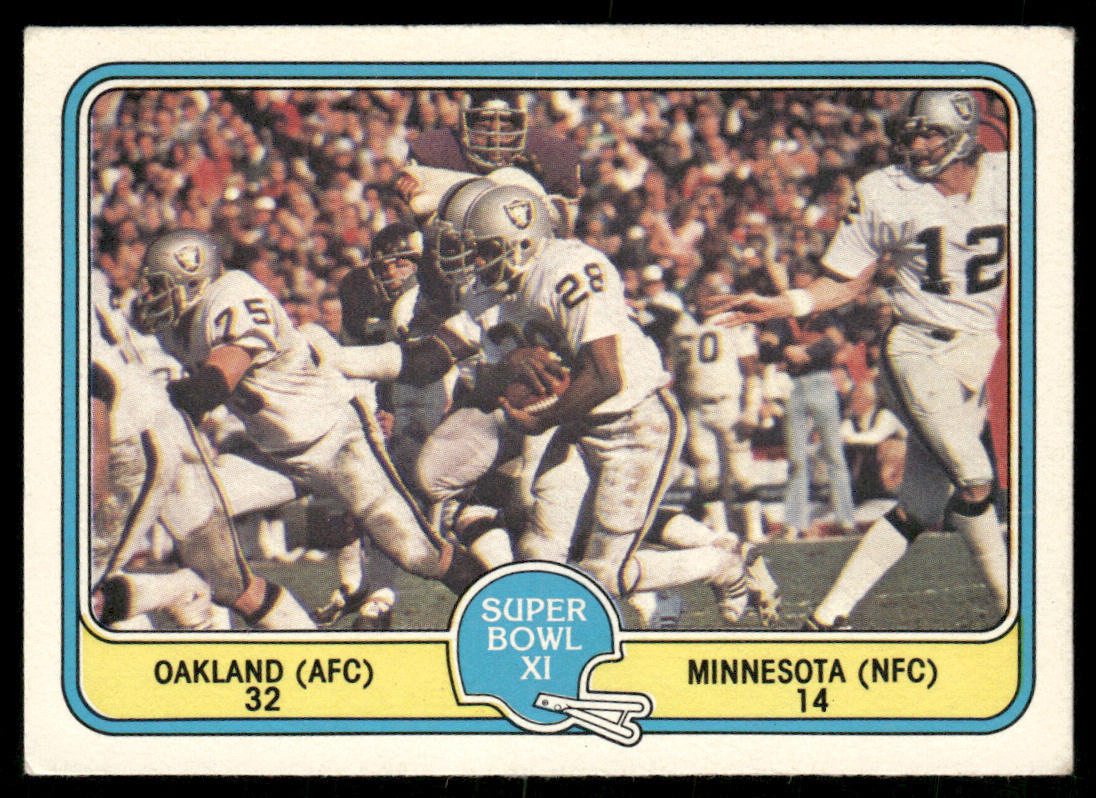 Super Bowl XI 1981 Fleer Team Action #67
