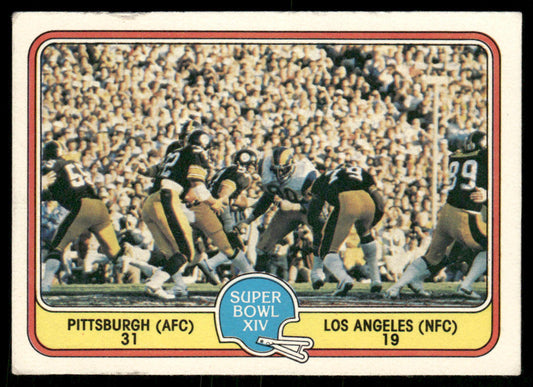 Super Bowl XIV 1981 Fleer Team Action #70