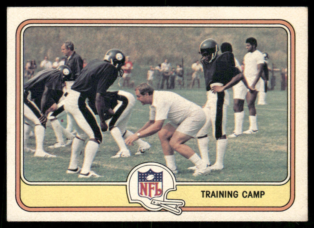 Training Camp 1981 Fleer Team Action #72 Pittsburgh Steelers