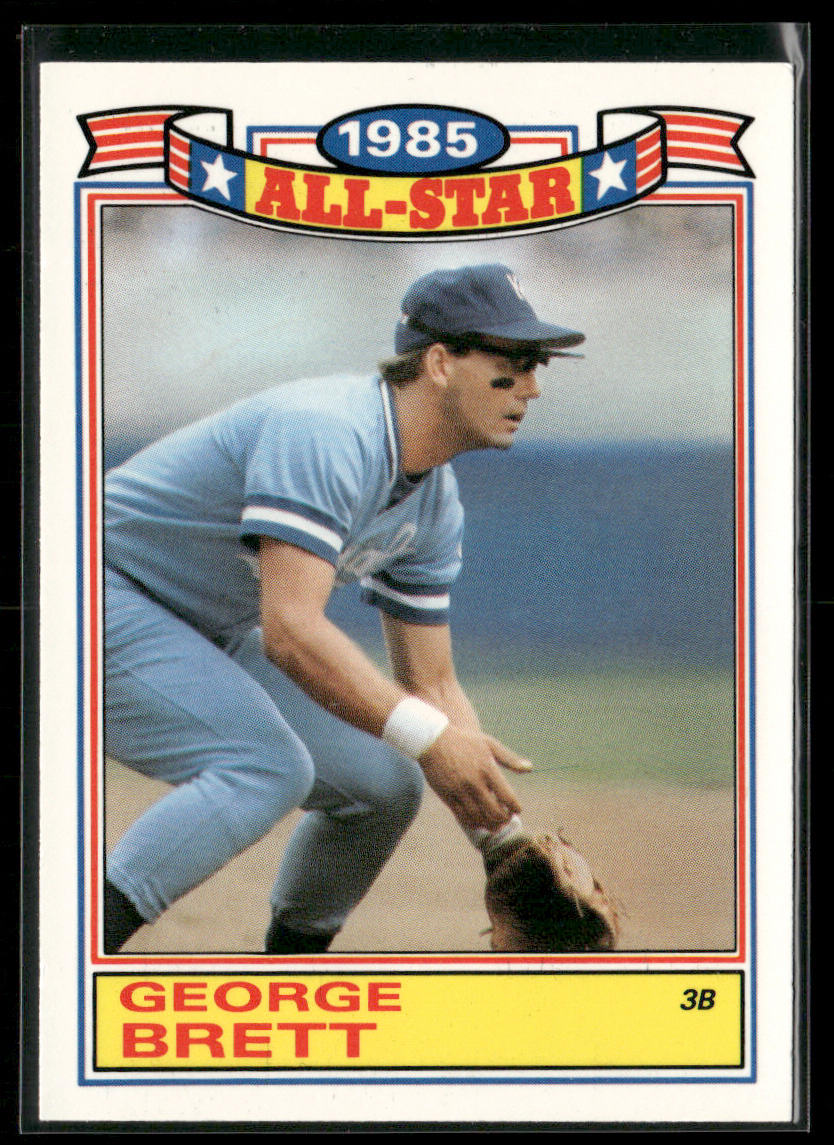 George Brett 1986 Topps Glossy All-Stars #4 Kansas City Royals