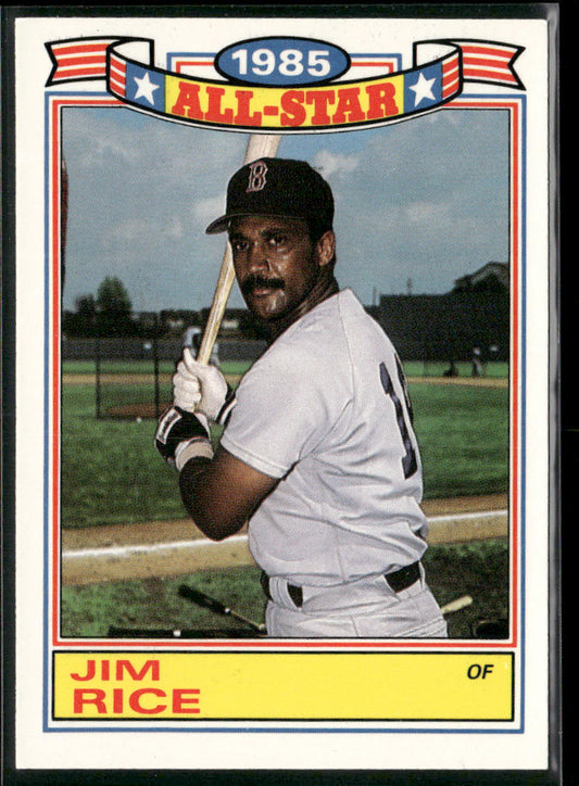 Jim Rice 1986 Topps Glossy All-Stars #6 Boston Red Sox