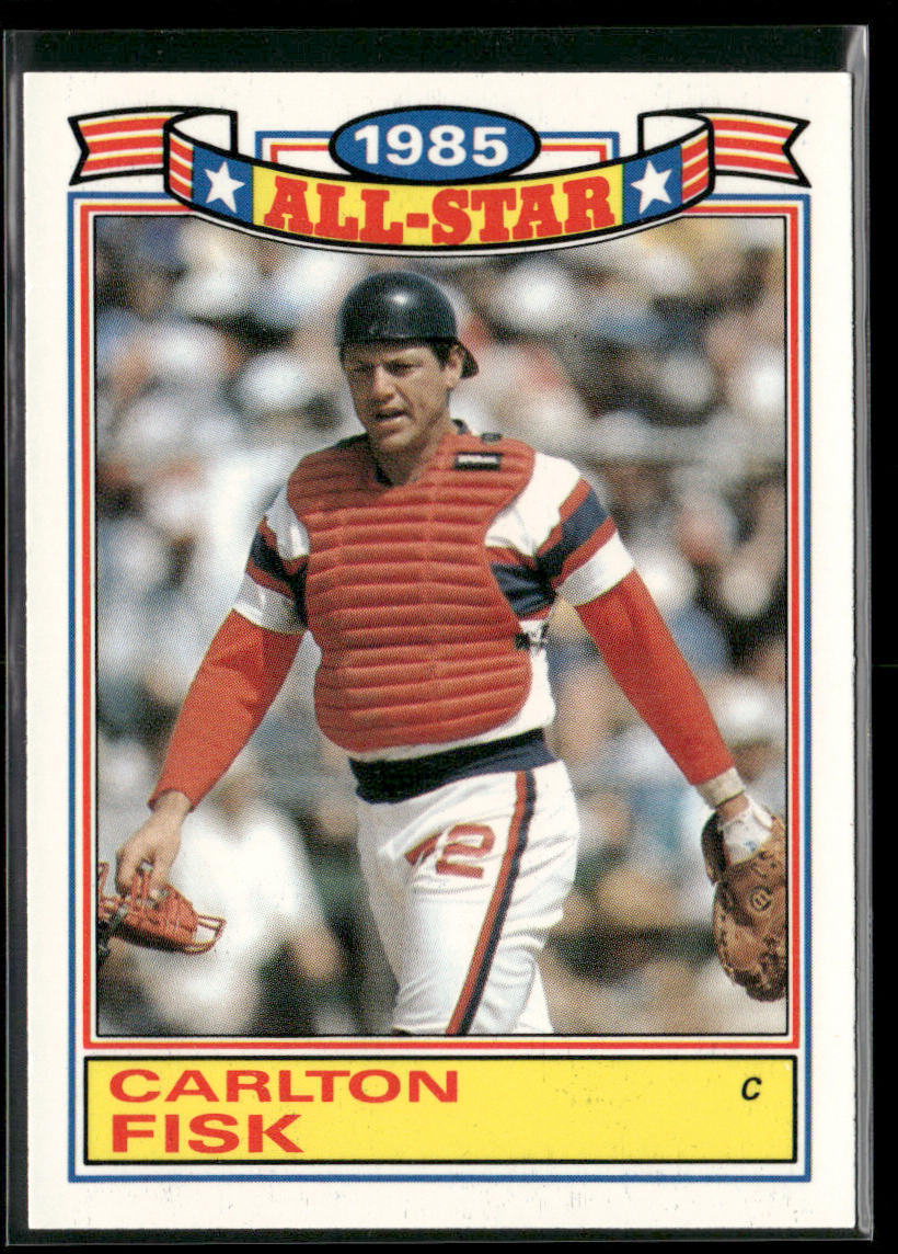 Carlton Fisk 1986 Topps Glossy All-Stars #9 Chicago White Sox