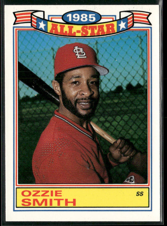 Ozzie Smith 1986 Topps Glossy All-Stars #16 St. Louis Cardinals