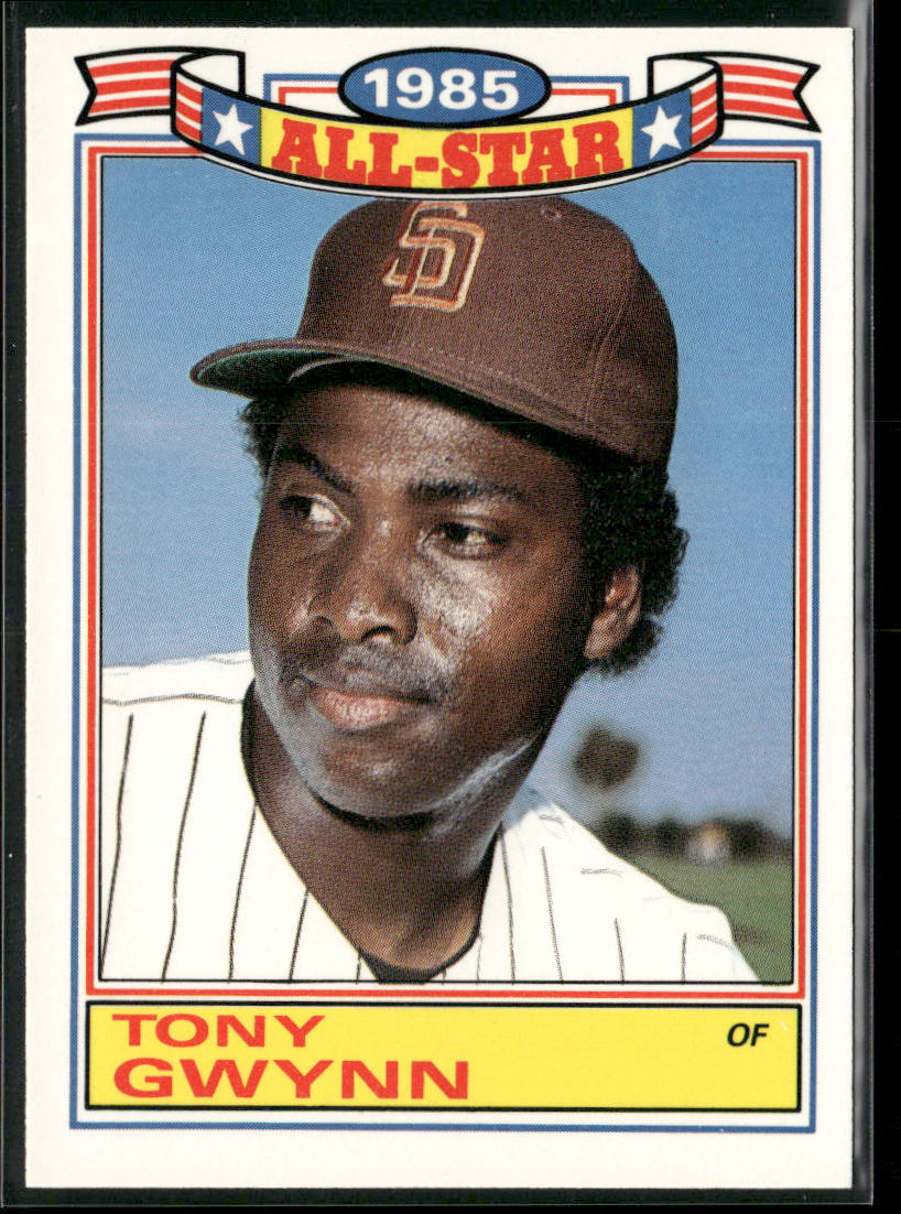 Tony Gwynn 1986 Topps Glossy All-Stars #17 San Diego Padres