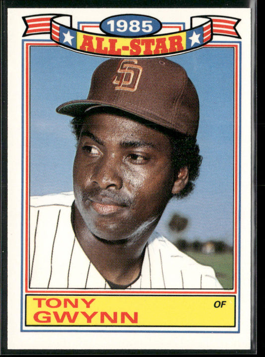 Tony Gwynn 1986 Topps Glossy All-Stars #17 San Diego Padres
