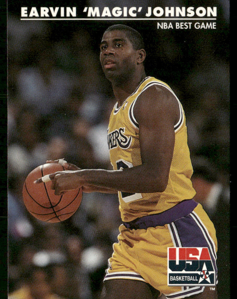 Earvin "Magic" Johnson 1992 SkyBox USA #31 USA