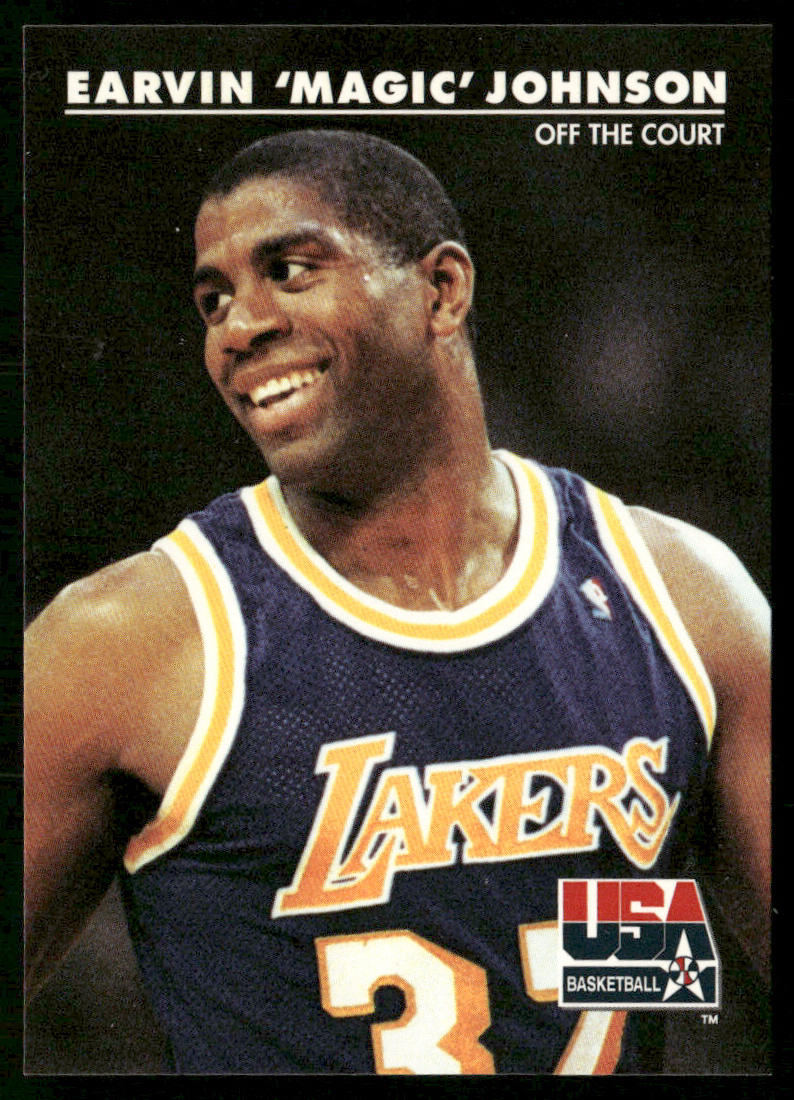 Earvin "Magic" Johnson 1992 SkyBox USA #32 USA