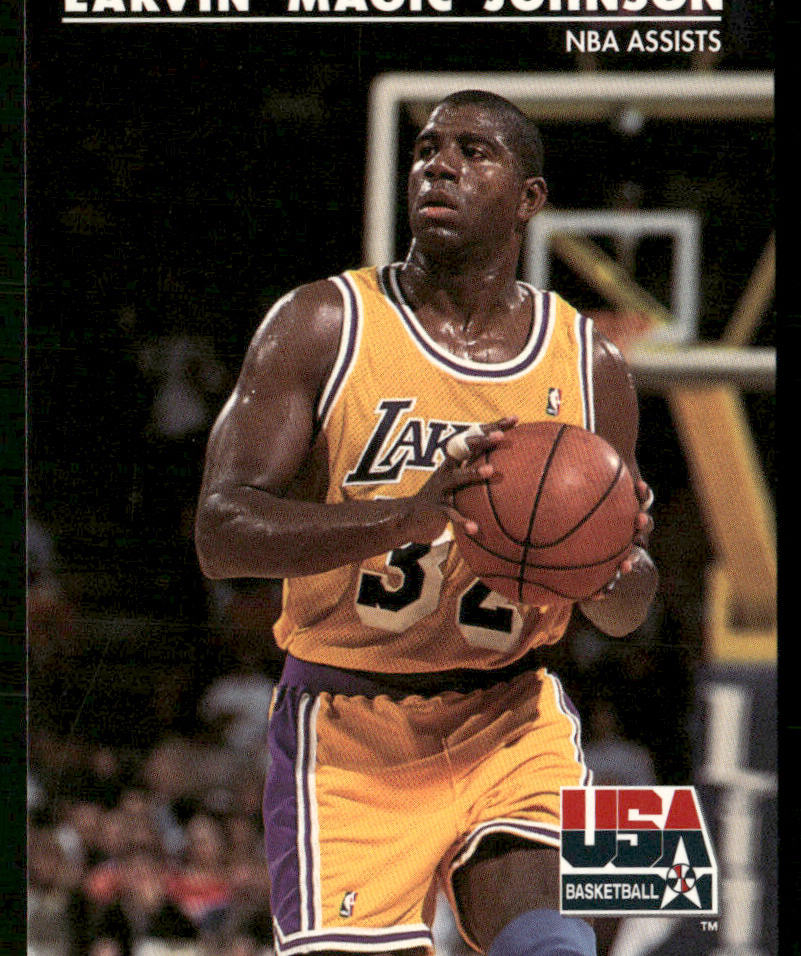 Earvin "Magic" Johnson 1992 SkyBox USA #36 USA