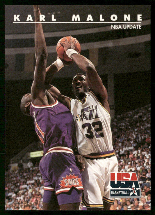 Karl Malone 1992 SkyBox USA #46 USA