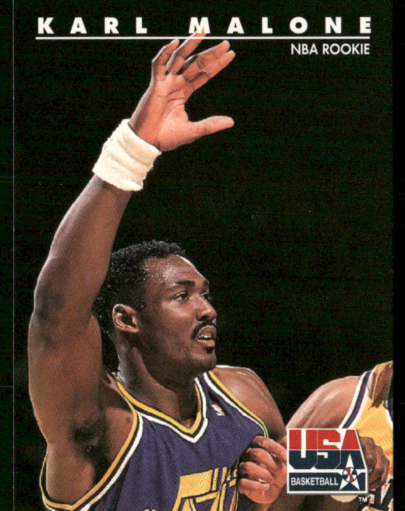 Karl Malone 1992 SkyBox USA #47 USA