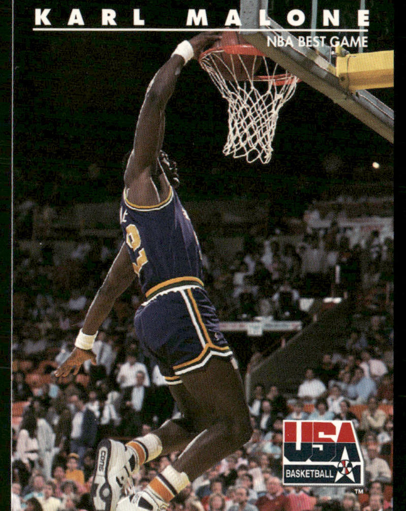 Karl Malone 1992 SkyBox USA #49 USA