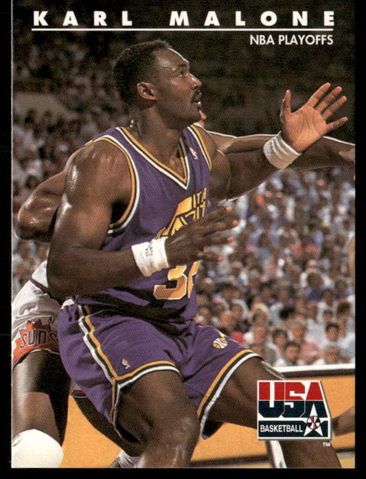 Karl Malone 1992 SkyBox USA #51 USA