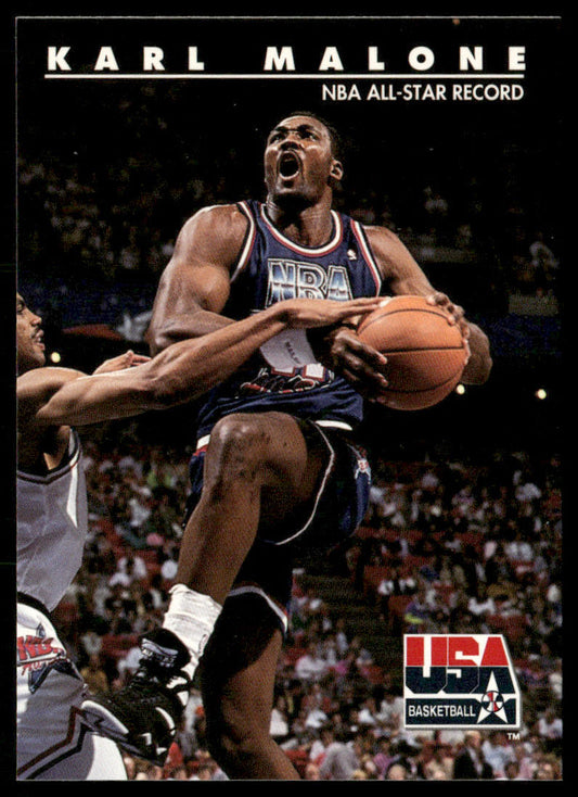 Karl Malone 1992 SkyBox USA #52 USA