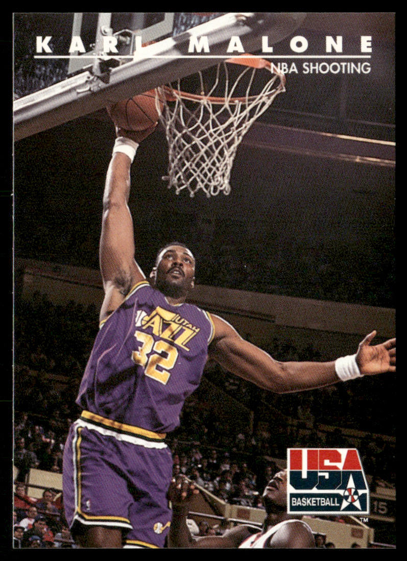 Karl Malone 1992 SkyBox USA #53 USA