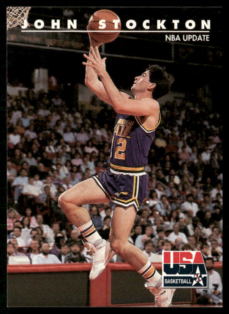John Stockton 1992 SkyBox USA #82 USA