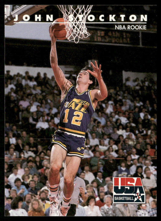 John Stockton 1992 SkyBox USA #83 USA