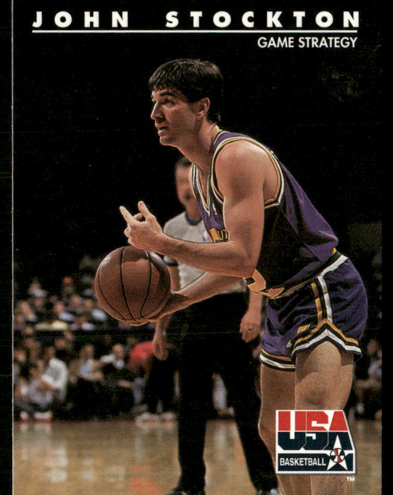 John Stockton 1992 SkyBox USA #84 USA