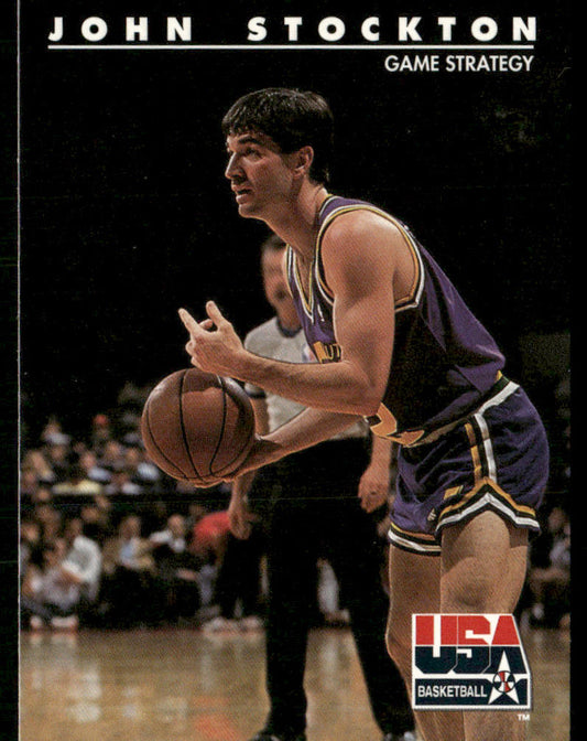 John Stockton 1992 SkyBox USA #84 USA