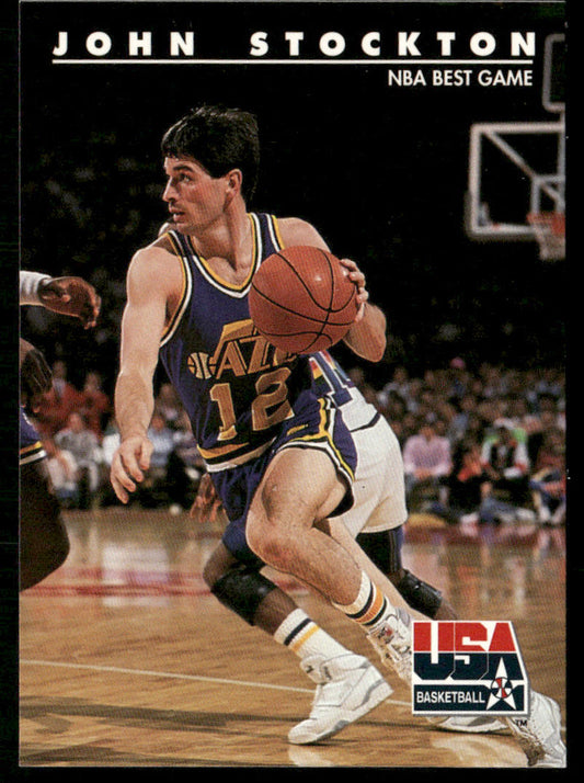 John Stockton 1992 SkyBox USA #85 USA