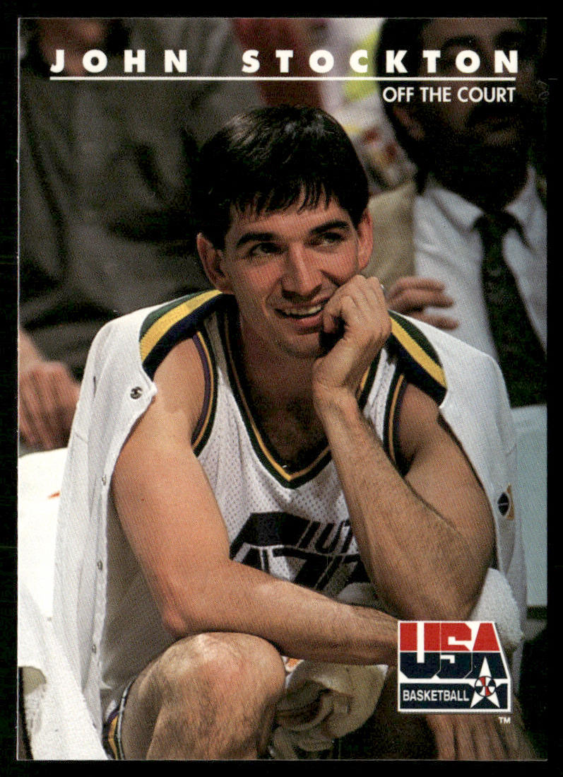 John Stockton 1992 SkyBox USA #86 USA