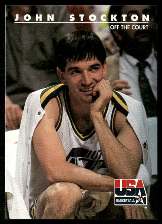 John Stockton 1992 SkyBox USA #86 USA