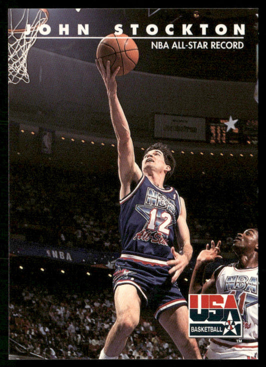 John Stockton 1992 SkyBox USA #88 USA