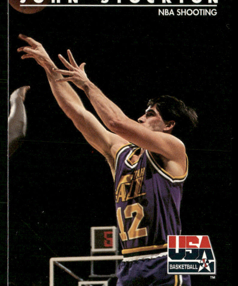 John Stockton 1992 SkyBox USA #89 USA