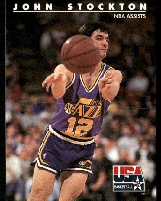 John Stockton 1992 SkyBox USA #90 USA
