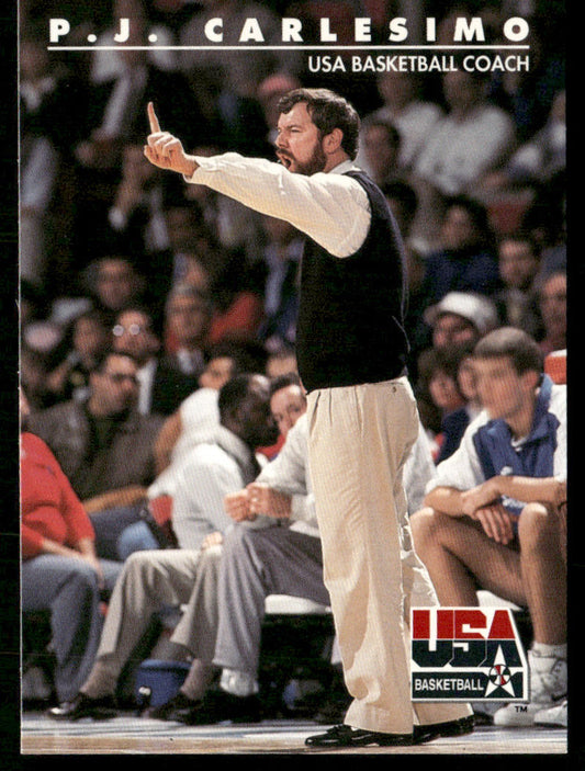 P.J. Carlesimo 1992 SkyBox USA #91 USA