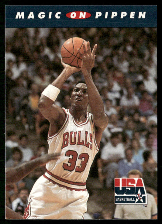 Magic on Pippen 1992 SkyBox USA #108 USA