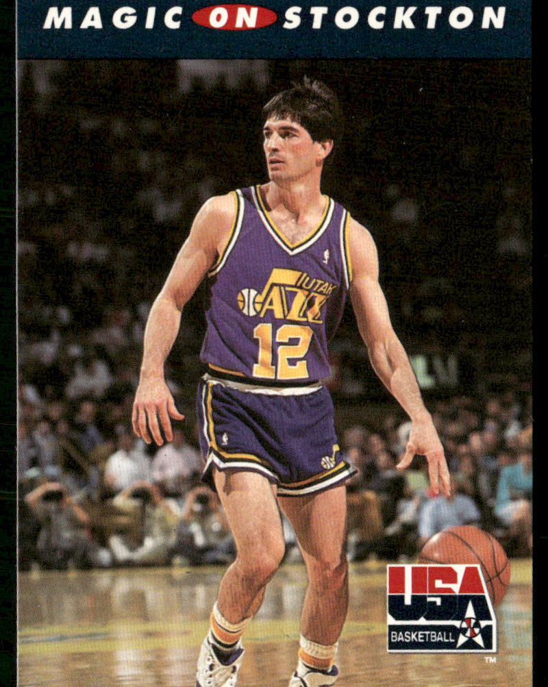 Magic on Stockton 1992 SkyBox USA #110 USA