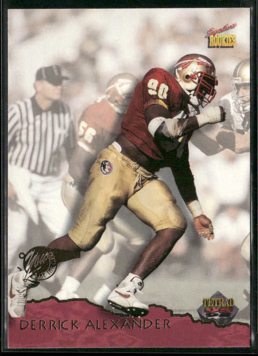 Derrick Alexander 1995 Signature Rookies Tetrad #5 Minnesota Vikings