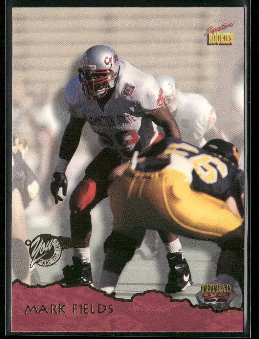Mark Fields 1995 Signature Rookies Tetrad #8 New Orleans Saints