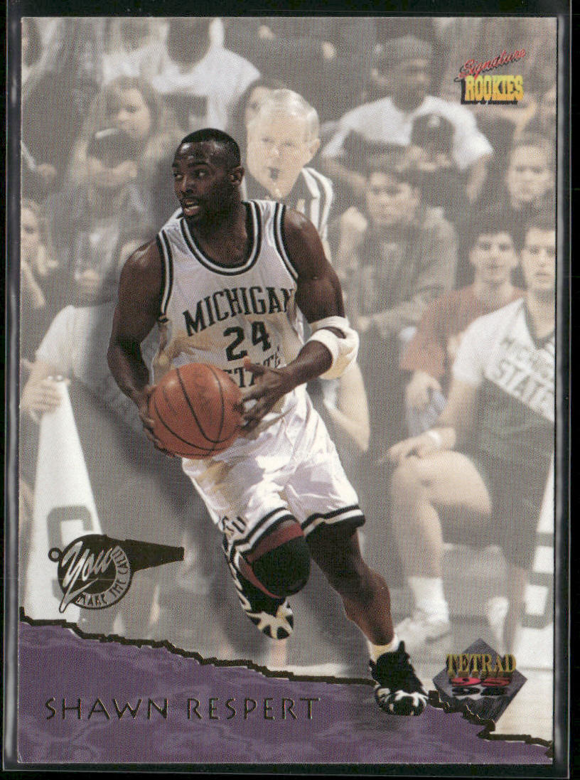 Shawn Respert 1995 Signature Rookies Tetrad #11 Portland Trail Blazers