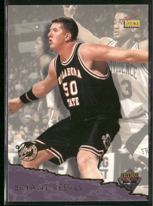 Bryant Reeves 1995 Signature Rookies Tetrad #12 Vancouver Grizzlies