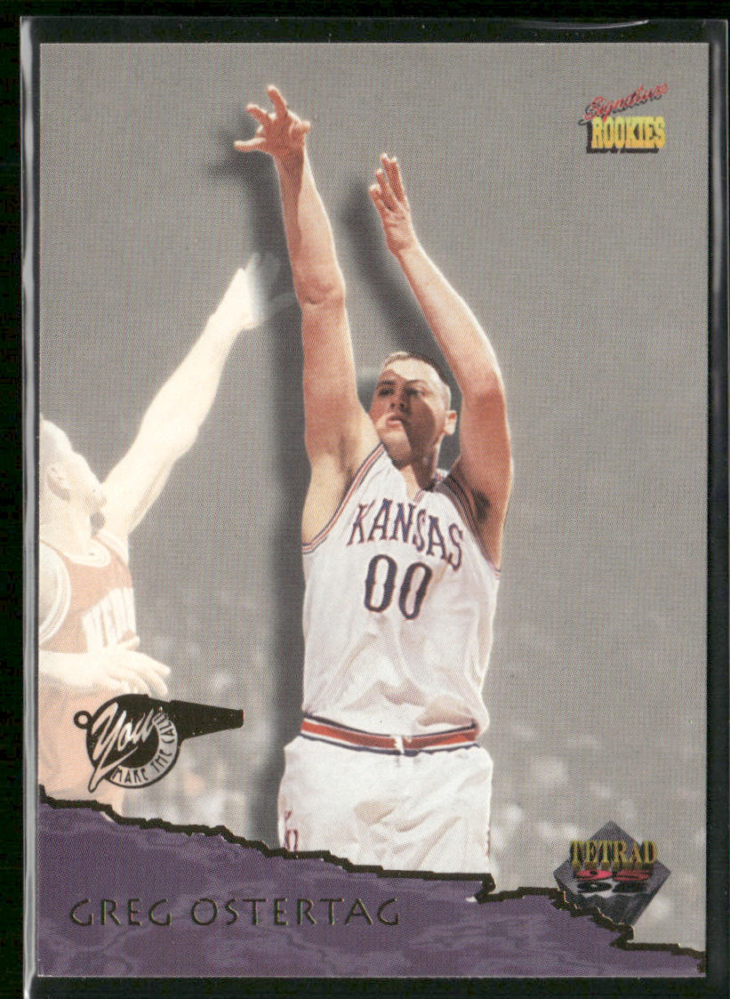Greg Ostertag 1995 Signature Rookies Tetrad #14 Utah Jazz