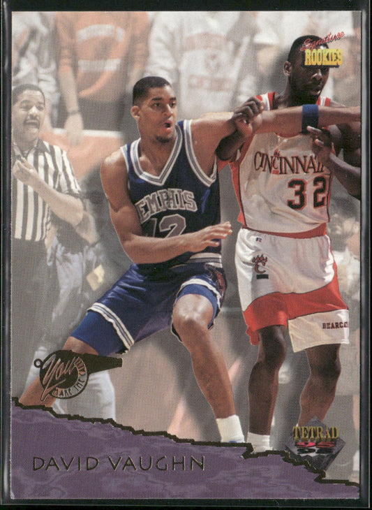 David Vaughn 1995 Signature Rookies Tetrad #16 Orlando Magic