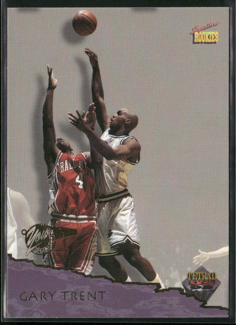 Gary Trent 1995 Signature Rookies Tetrad #17 Milwaukee Bucks