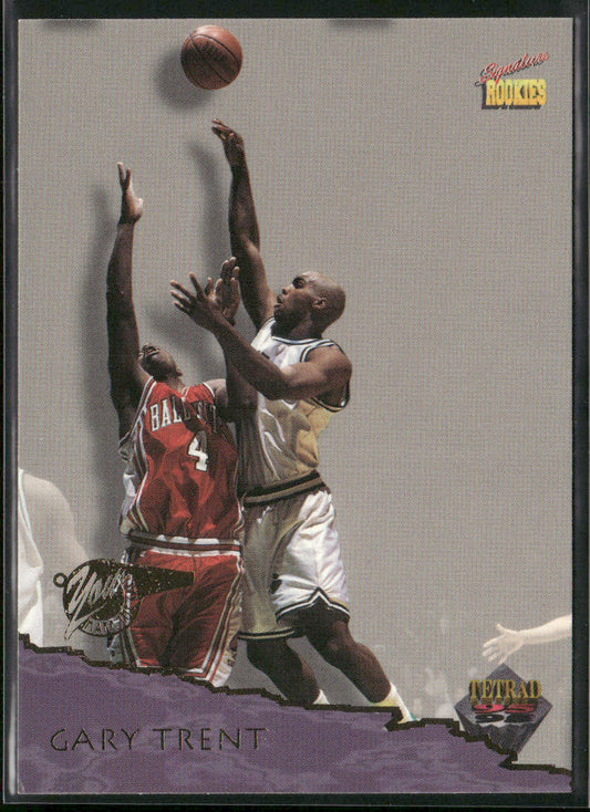 Gary Trent 1995 Signature Rookies Tetrad #17 Milwaukee Bucks
