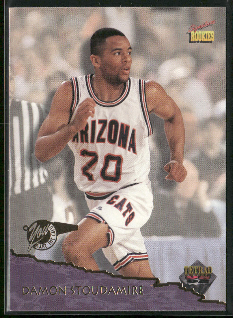 Damon Stoudamire 1995 Signature Rookies Tetrad #20 Toronto Raptors