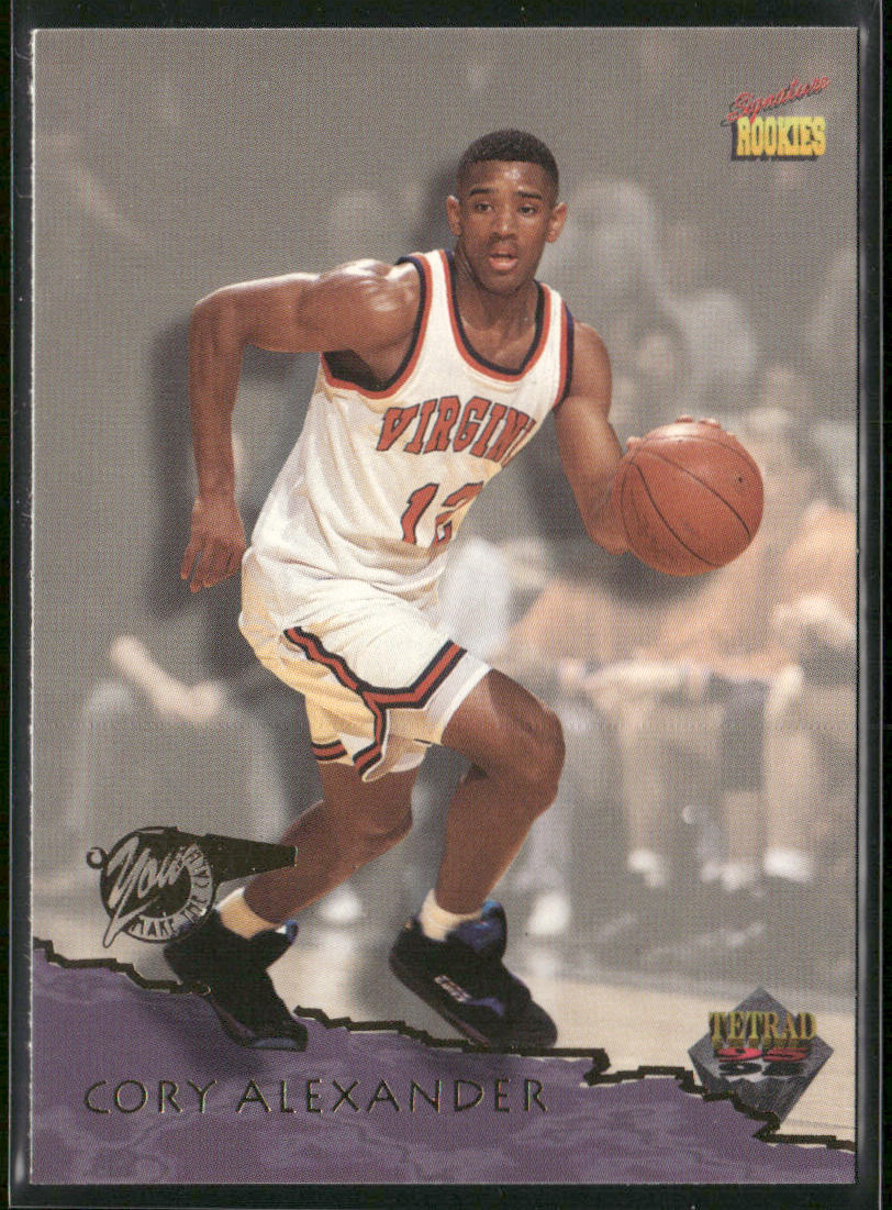 Cory Alexander 1995 Signature Rookies Tetrad #22 Virginia Cavaliers