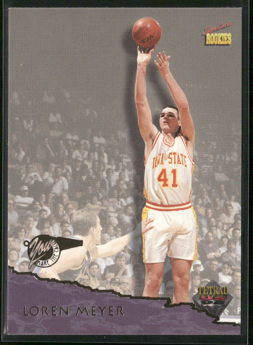 Loren Meyer 1995 Signature Rookies Tetrad #24 Dallas Mavericks