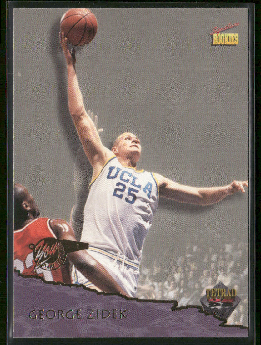 George Zidek 1995 Signature Rookies Tetrad #25 UCLA Bruins