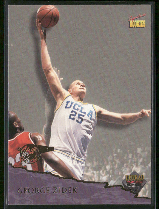 George Zidek 1995 Signature Rookies Tetrad #25 UCLA Bruins