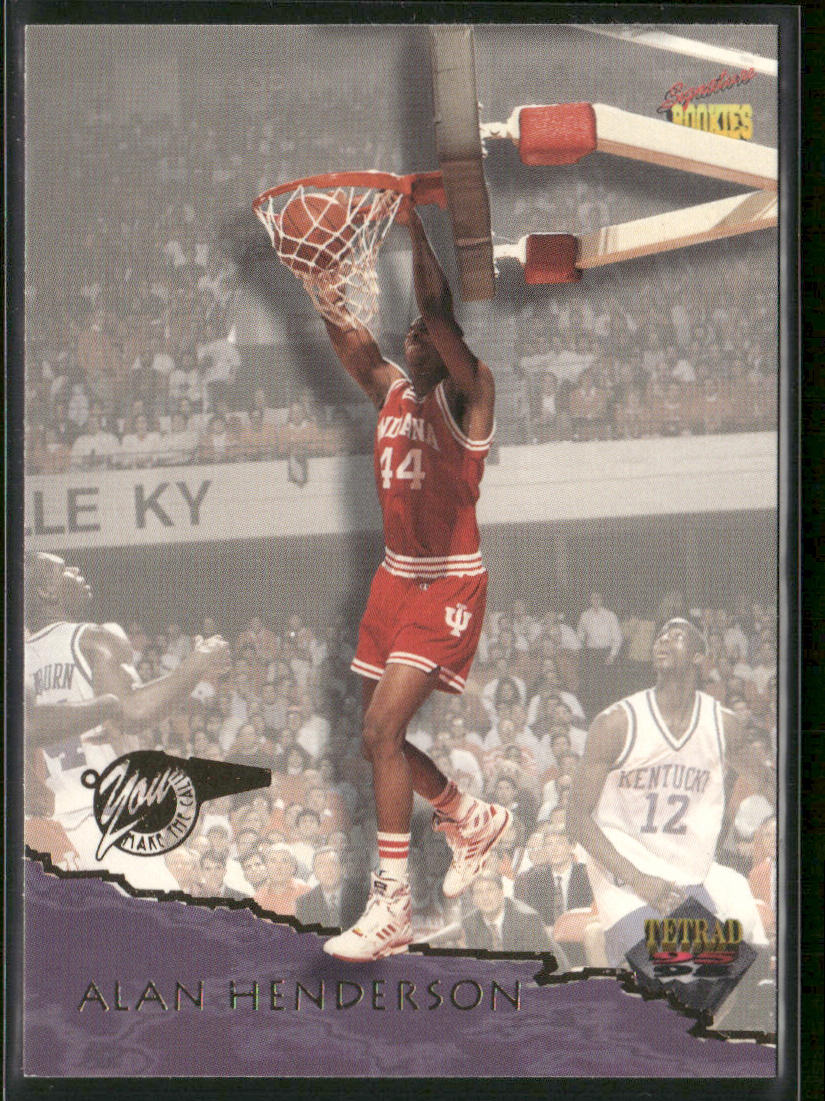 Alan Henderson 1995 Signature Rookies Tetrad #26 Atlanta Hawks