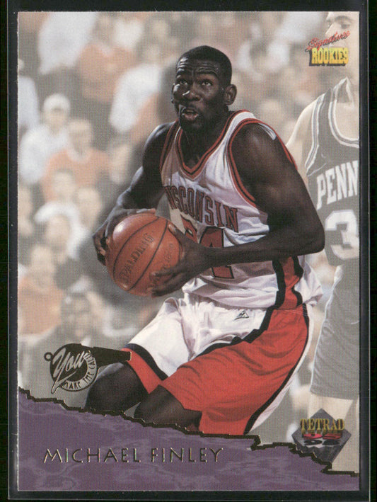 Michael Finley 1995 Signature Rookies Tetrad #27 Phoenix Suns